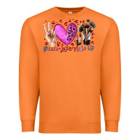 Carrot peace love makeup Premium Sweatshirt - RacoonDesign