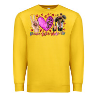Lemon peace love makeup Premium Sweatshirt - RacoonDesign