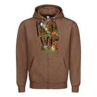 Chestnut love camping Zipper Hoodie - texasbilliewilder