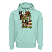 Seafoam love camping Zipper Hoodie - texasbilliewilder