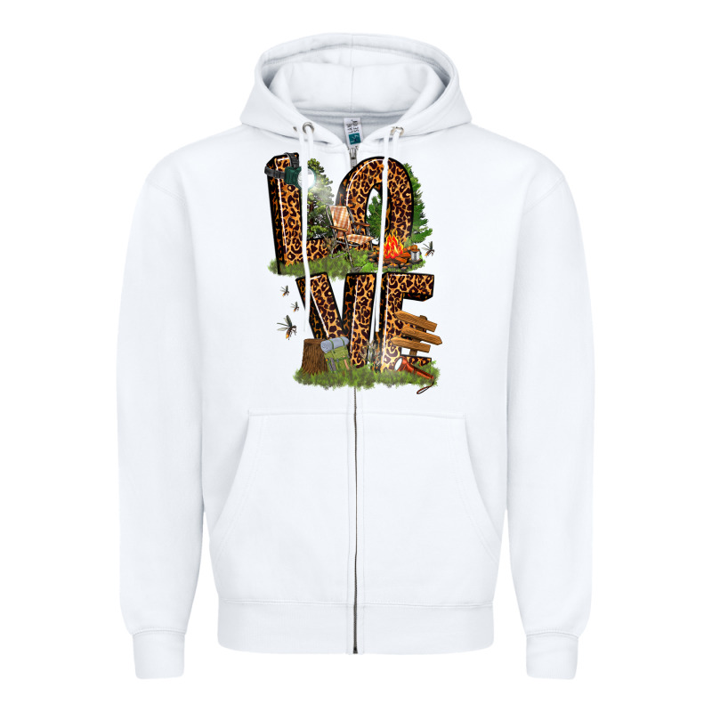 Love Camping Zipper Hoodie by texasbilliewilder | Teevron