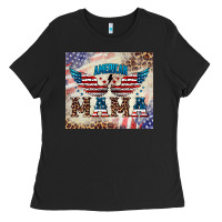 Black american mama Ladies Tee - BarkalooDesign