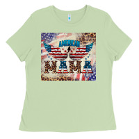 Matcha american mama Ladies Tee - BarkalooDesign