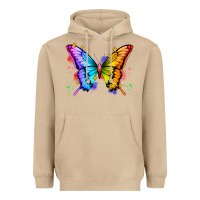 Mushroom rainbow butterfly Heavyweight Hoodie - Zillion Design Studio
