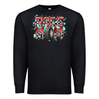 Black Race Mom Premium Sweatshirt - RacoonDesign