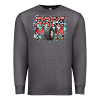 Charcoal Heather Race Mom Premium Sweatshirt - RacoonDesign