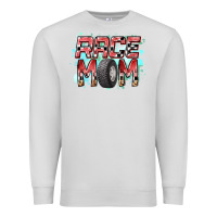 Dove Grey Race Mom Premium Sweatshirt - RacoonDesign