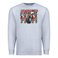Heather Grey Race Mom Premium Sweatshirt - RacoonDesign