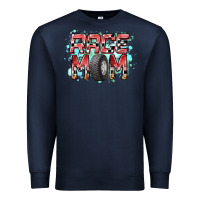 Navy Race Mom Premium Sweatshirt - RacoonDesign