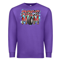 Purple Race Mom Premium Sweatshirt - RacoonDesign