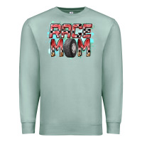 Seafoam Race Mom Premium Sweatshirt - RacoonDesign