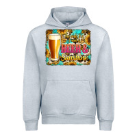 Heather Grey beer and sunshine Urban Hoodie - Jasminsmagicworld