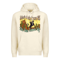 Sandshell aint goin down til the sun comes up cowboy Premium Hoodie - NancyCooperArtShop
