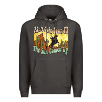 Smoke aint goin down til the sun comes up cowboy Premium Hoodie - NancyCooperArtShop