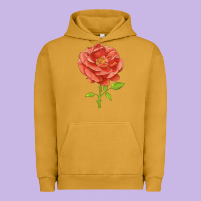 All A Twitter Rose Urban Hoodie Designed By Lillyallendesigns