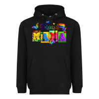 Black proud mama Heavyweight Hoodie - Zillion Design Studio