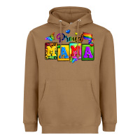 Toasted Coconut proud mama Heavyweight Hoodie - Zillion Design Studio