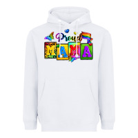 White proud mama Heavyweight Hoodie - Zillion Design Studio