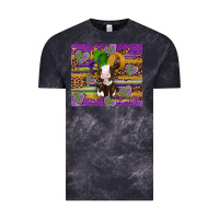 Cloud Black mardi gras cow Vintage Tee - Artiststas