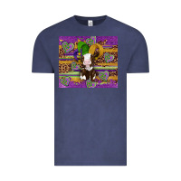 Vintage Denim mardi gras cow Vintage Tee - Artiststas