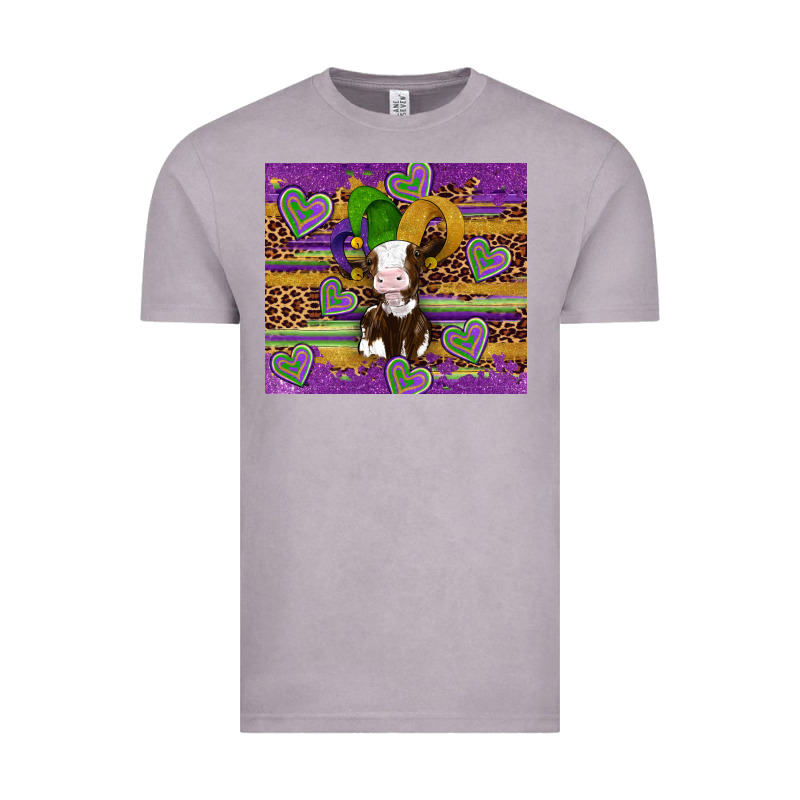 Mardi Gras Cow Vintage Tee by Artiststas | Teevron