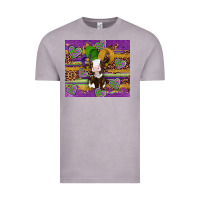 Vintage Zinc mardi gras cow Vintage Tee - Artiststas