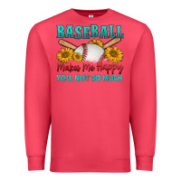Cardinal baseball makes me happy you, not so much Premium Sweatshirt - HRA Design Shop