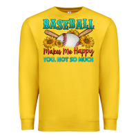 Lemon baseball makes me happy you, not so much Premium Sweatshirt - HRA Design Shop