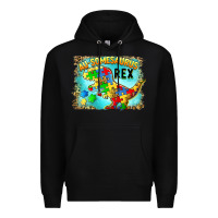 Black au somesaurus rex Premium Hoodie - BarkalooDesign
