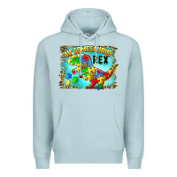 Blue Mist au somesaurus rex Premium Hoodie - BarkalooDesign