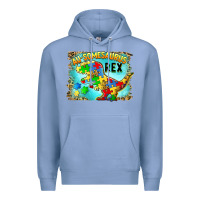 Colony Blue au somesaurus rex Premium Hoodie - BarkalooDesign