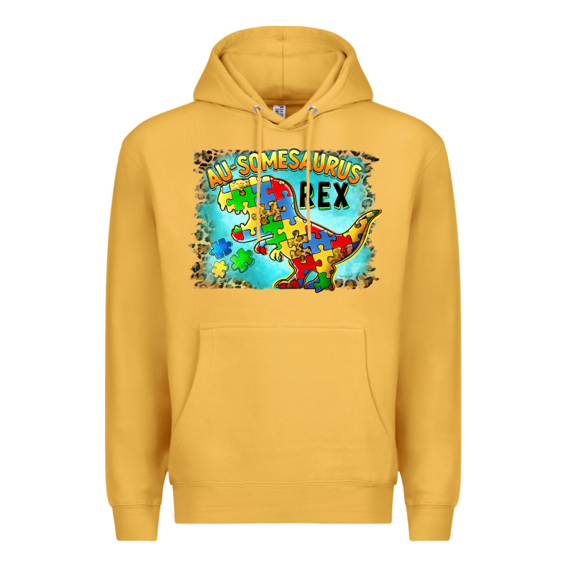 Au Somesaurus Rex Premium Hoodie by BarkalooDesign | Teevron
