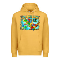 Mustard au somesaurus rex Premium Hoodie - BarkalooDesign