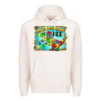 Pale Pink au somesaurus rex Premium Hoodie - BarkalooDesign