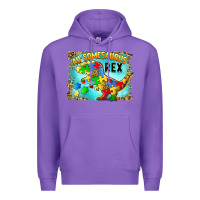 Purple au somesaurus rex Premium Hoodie - BarkalooDesign