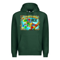 Sports Green au somesaurus rex Premium Hoodie - BarkalooDesign
