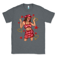 Charcoal Heather heart cowgirl Classic Tee - texasbilliewilder