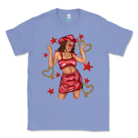 Colony Blue heart cowgirl Classic Tee - texasbilliewilder