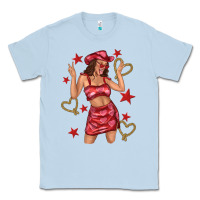 Dusty Blue heart cowgirl Classic Tee - texasbilliewilder