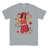 Heather Grey heart cowgirl Classic Tee - texasbilliewilder