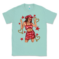 Seafoam heart cowgirl Classic Tee - texasbilliewilder