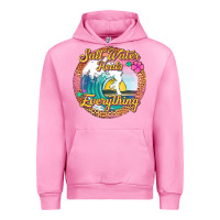 Fuchsia Pink salt water heals everything Urban Hoodie - Jasminsmagicworld
