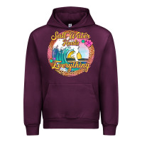 Mauve Wine salt water heals everything Urban Hoodie - Jasminsmagicworld