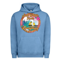 Pigment Pebble Blue salt water heals everything Urban Hoodie - Jasminsmagicworld