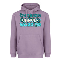 Lavender Ovarian Cancer Warrior Heavyweight Hoodie - texasbilliewilder