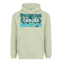 Matcha Ovarian Cancer Warrior Heavyweight Hoodie - texasbilliewilder
