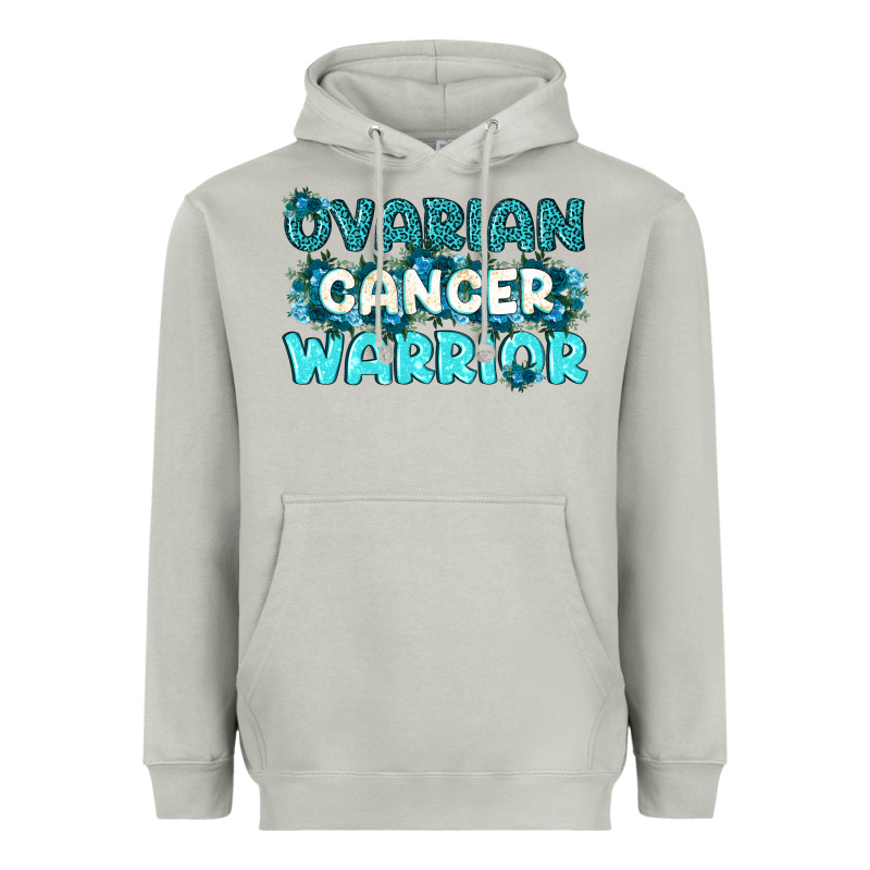 Ovarian Cancer Warrior Heavyweight Hoodie by texasbilliewilder | Teevron