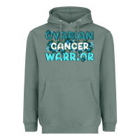 Sage Ovarian Cancer Warrior Heavyweight Hoodie - texasbilliewilder