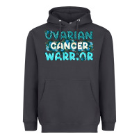 Smoke Ovarian Cancer Warrior Heavyweight Hoodie - texasbilliewilder