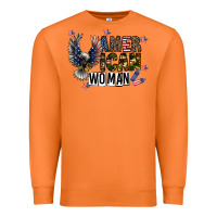 Carrot american woman Premium Sweatshirt - CowhideDigitalArt